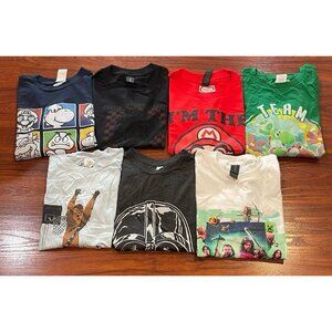 DISNEY LOT OF 7 SHIRTS SIZES SMALL